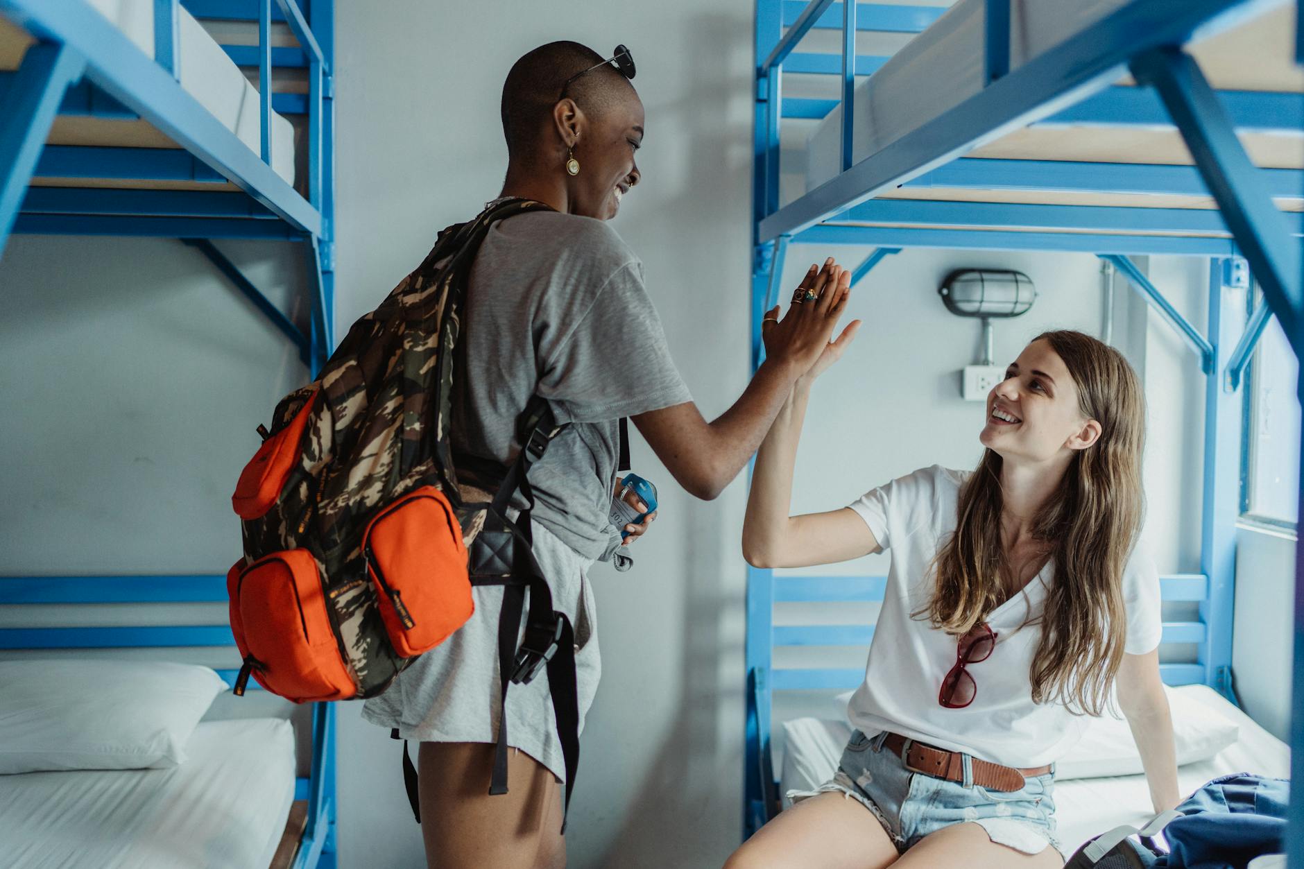 Budget hostel room, affordable accommodation option for where to stay in Adelaide on a budget