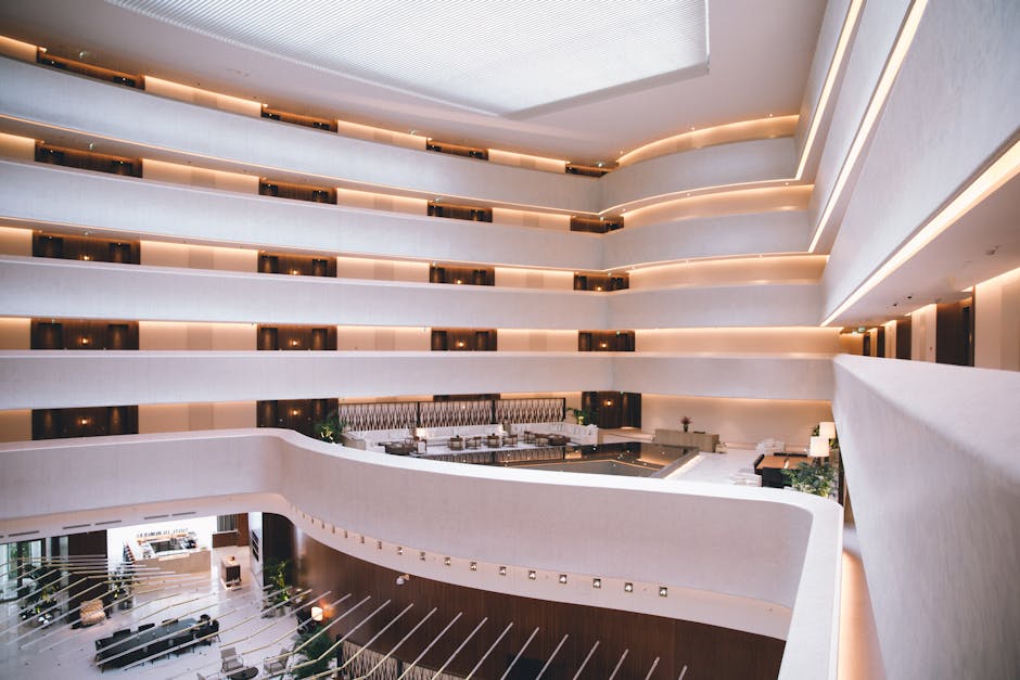 Best hotels Adelaide CBD modern hotel lobby with elegant design