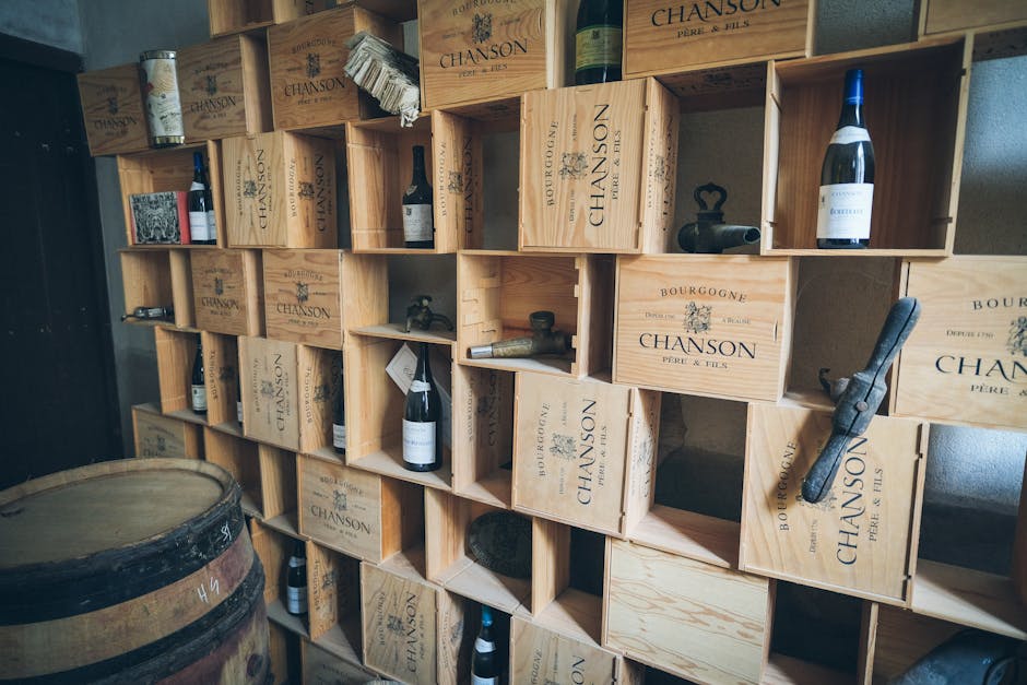 Barossa Valley wineries wine bottle collection on display