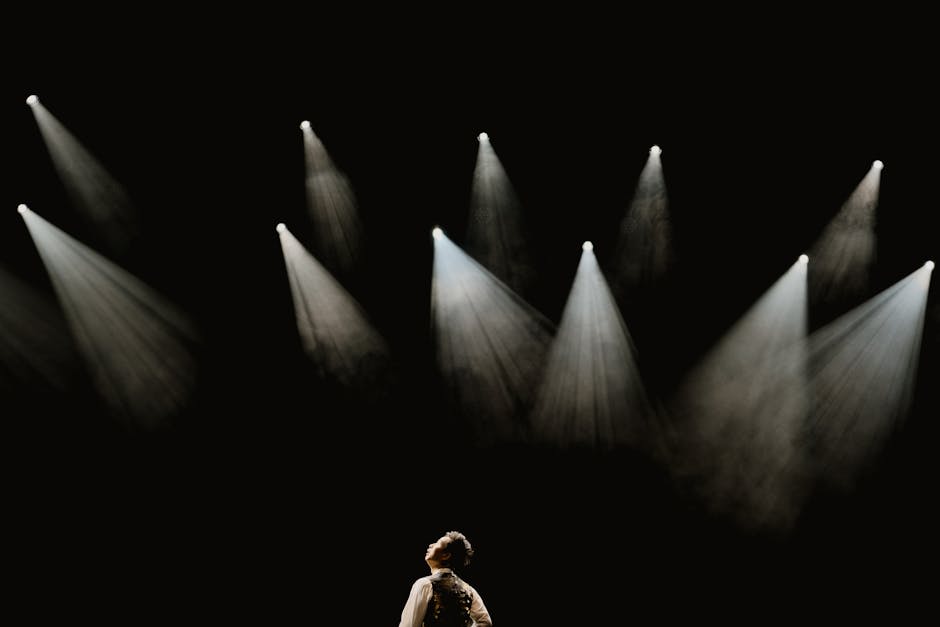 Adelaide Fringe theatre performance spotlight on stage