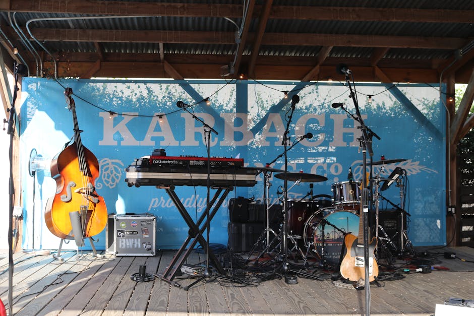 Live music outdoor stage performance at Adelaide Fringe festival