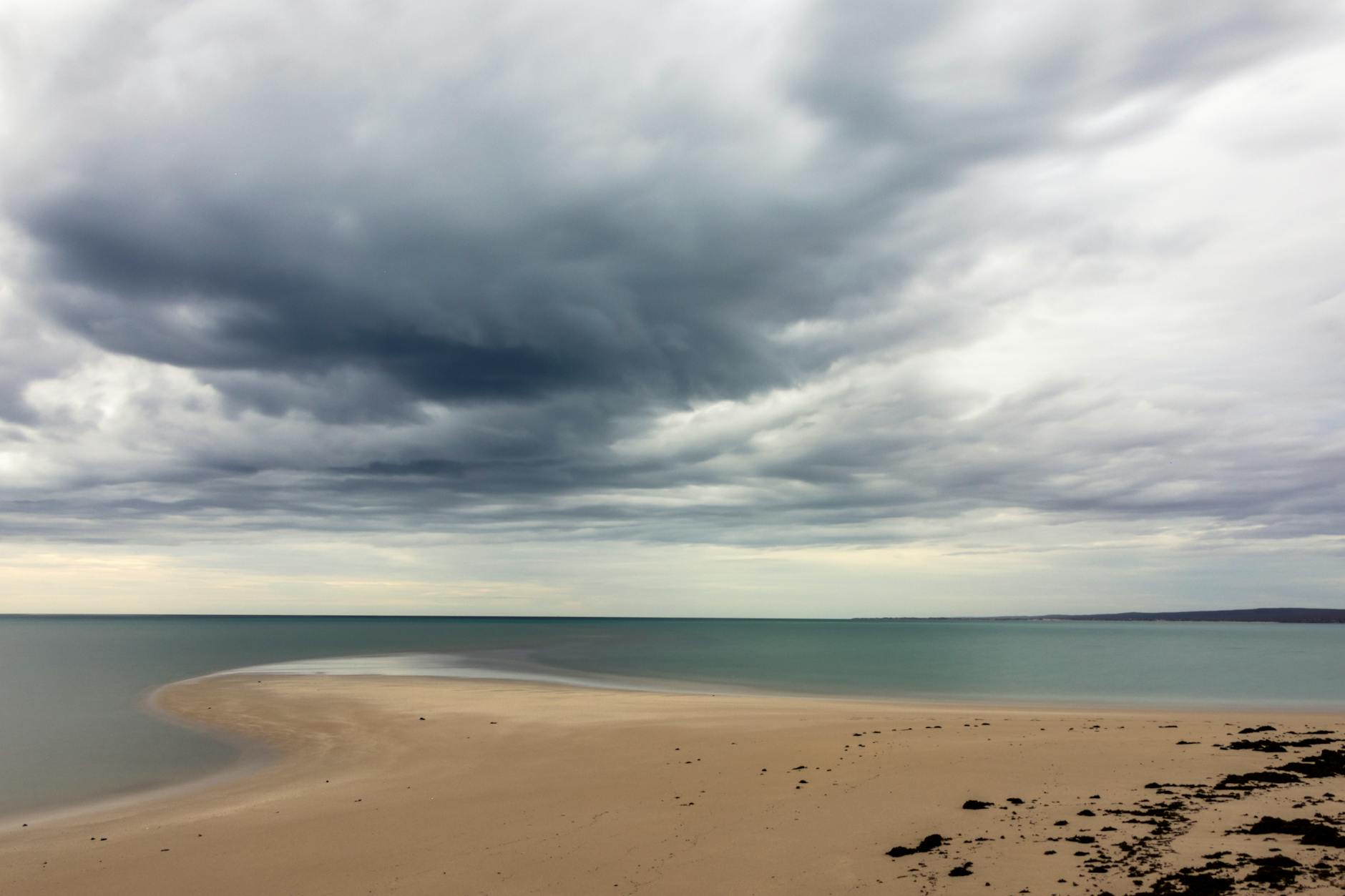Rugged coastline and beach on the Fleurieu Peninsula south of Adelaide
