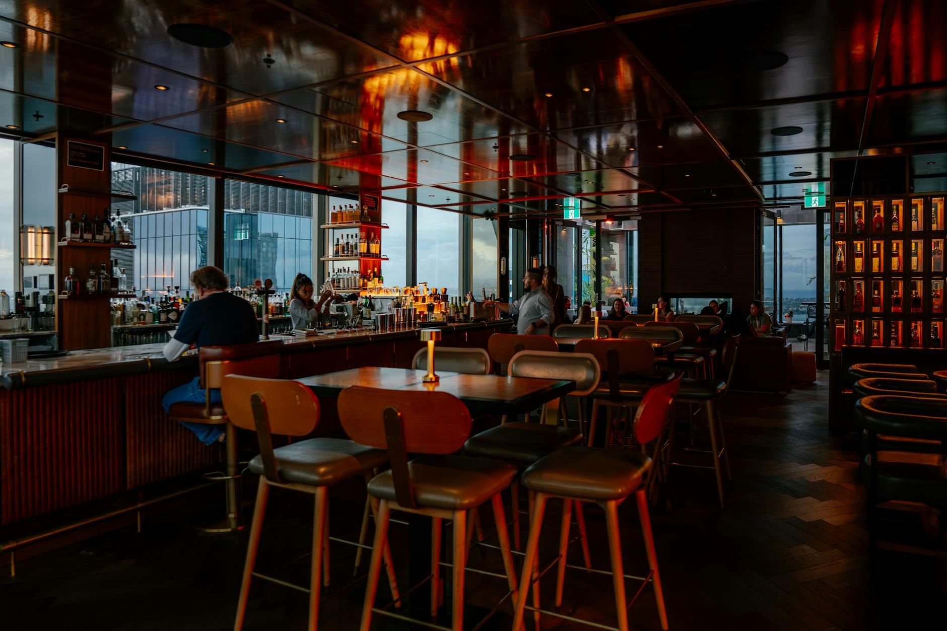Adelaide rooftop bar city views