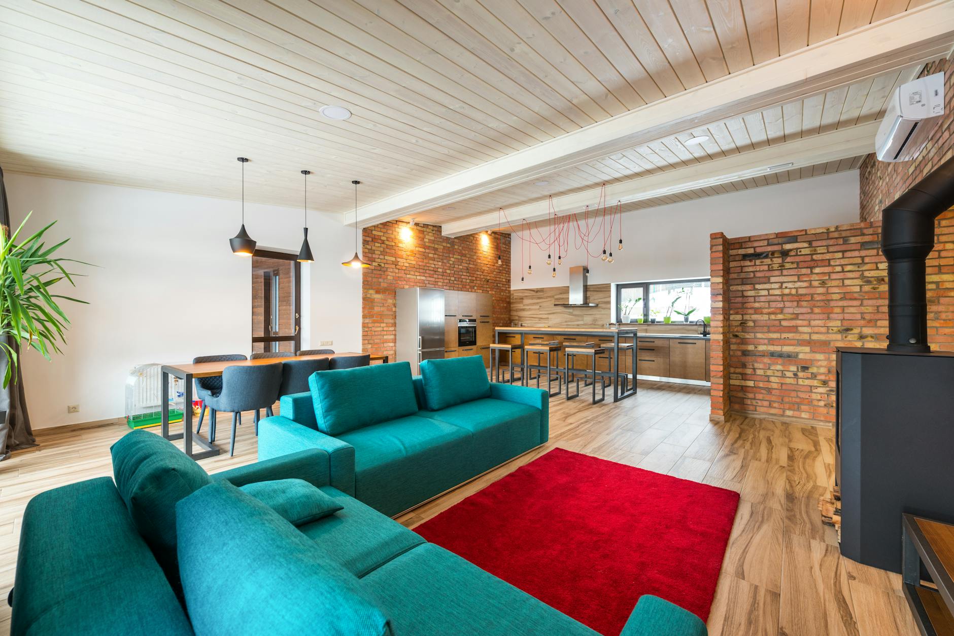 Open-plan kitchen in an Adelaide holiday rental apartment
