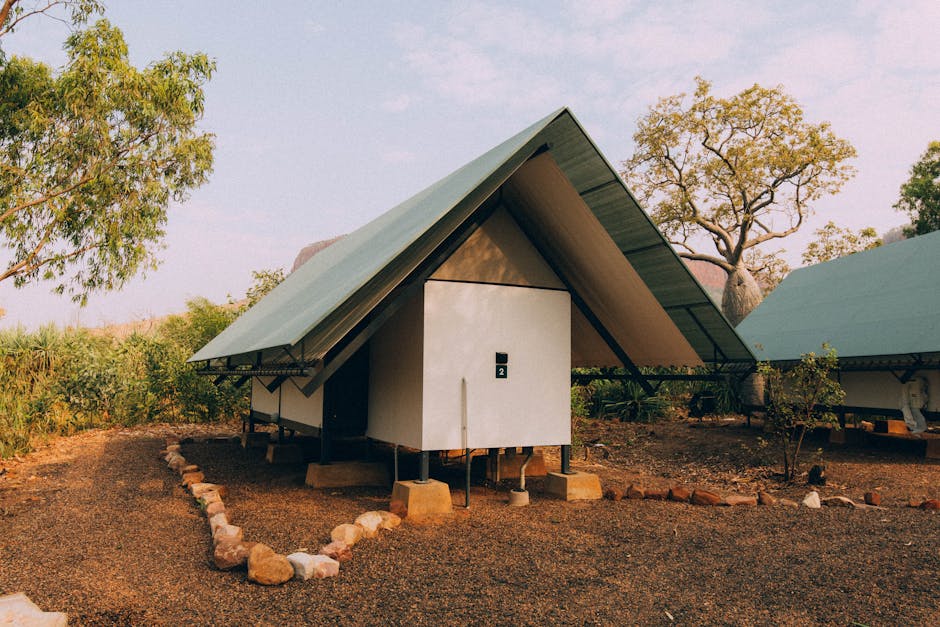 Eco lodge sustainable accommodation nestled in Adelaide Hills native bushland