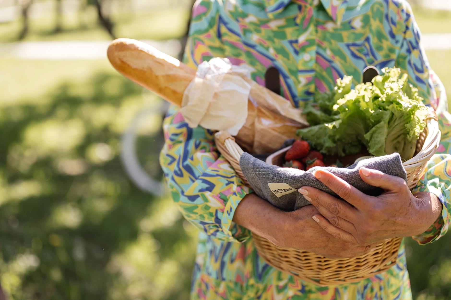 Fresh produce and bread at the Barossa Farmers Market at Angaston