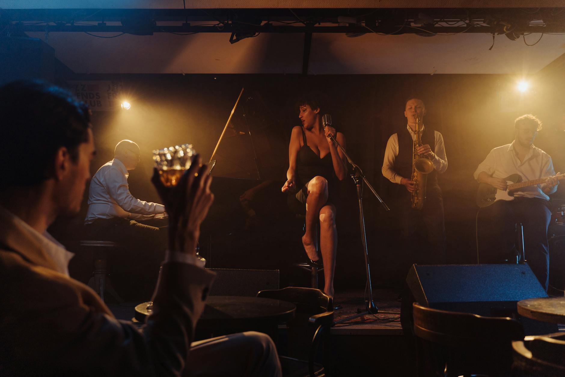 Intimate jazz and live music performance at Adelaide underground venue