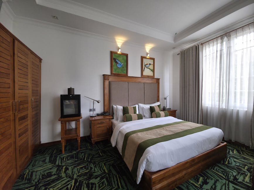 Modern serviced apartment living area in North Adelaide