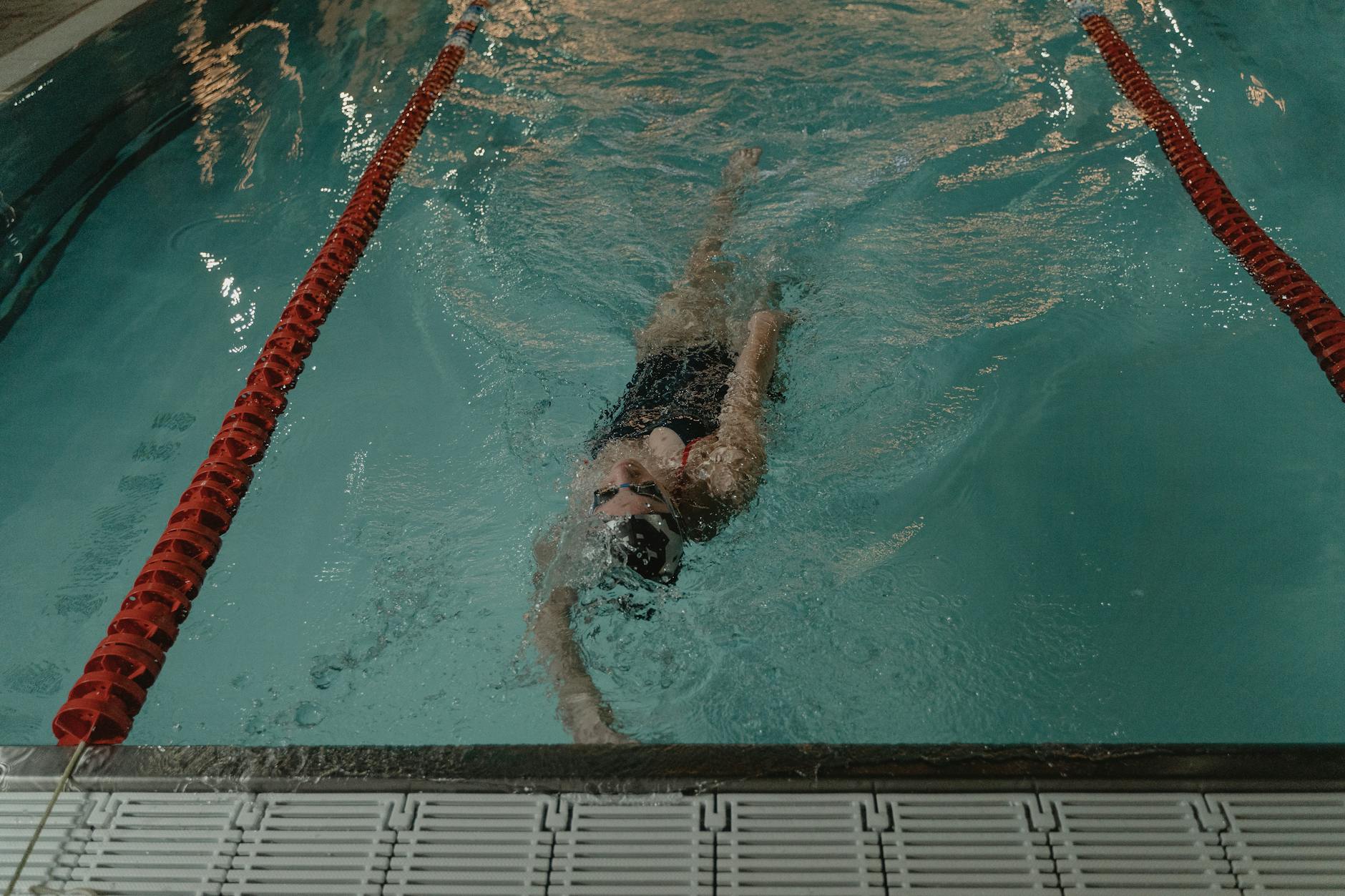 Indoor heated swimming pool at Adelaide Aquatic Centre